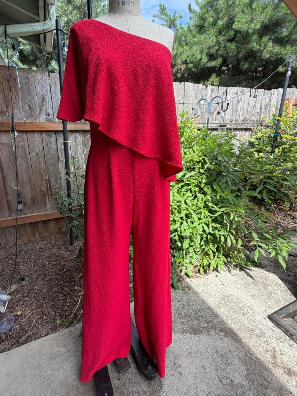 Red Karlie Cocktail Jumpsuit